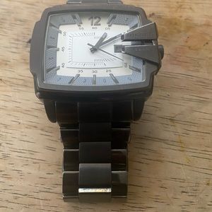 Gray Diesel analog watch. New battery installed as of june 30 2022